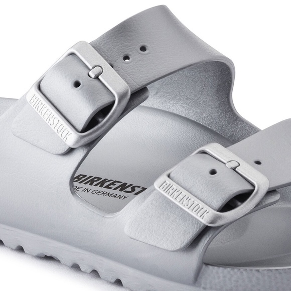 New Birkenstocks Arizona EVA Sandal Gray/Silver - Picture 5 of 15